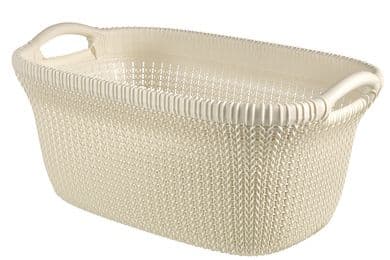 Curver Knit , 40 l, Rektangulär, Plast, Beige, 595 mm, 385 mm