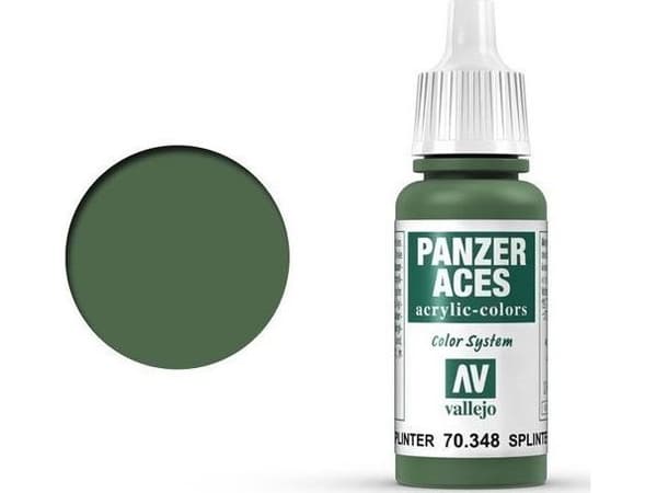 Vallejo 70.348, 17 ml, Grön, Matt, Flaska