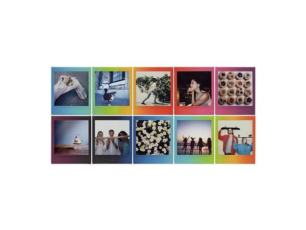 INSTAX Square-film. 10 bilder. Regnbåge
