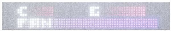 Phanteks Matrix screen, 600 LED, to XT View, G400A, Grey White
