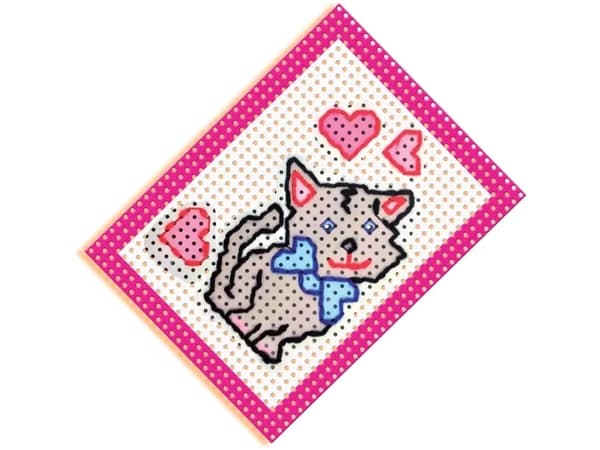SES Creative I learn to embroider, Pysselset för barn, 3 År, Multifärg, 4 styck