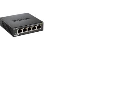 D-Link DGS 105 - Switch - 5 x 10/100/1000 - stasjonær