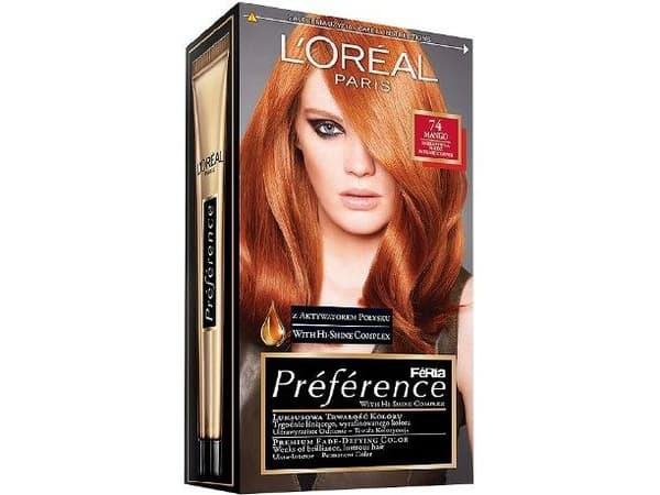 L'Oreal Feria Preference Hair Color 7.4 Copper Mango