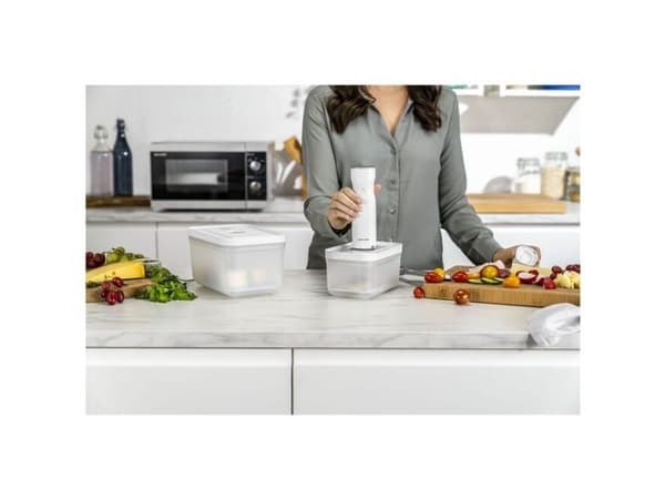 ZWILLING Fresh & Save Droppbricka Grå för Plastbehållare M/L, 2-pack