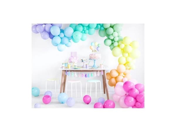 Pastel lys mint balloner, 100 stk 5"