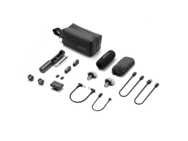 Boya trådlös headsetmikrofon Magic-02 USB-C/Lightning/3,5 mm