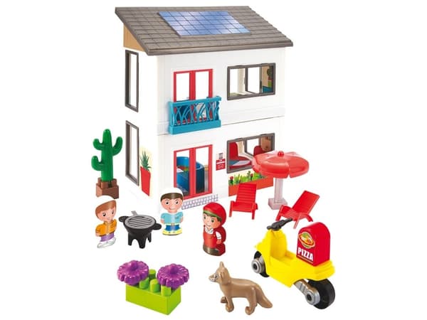 Moderne hus m/56 dele & figurer
