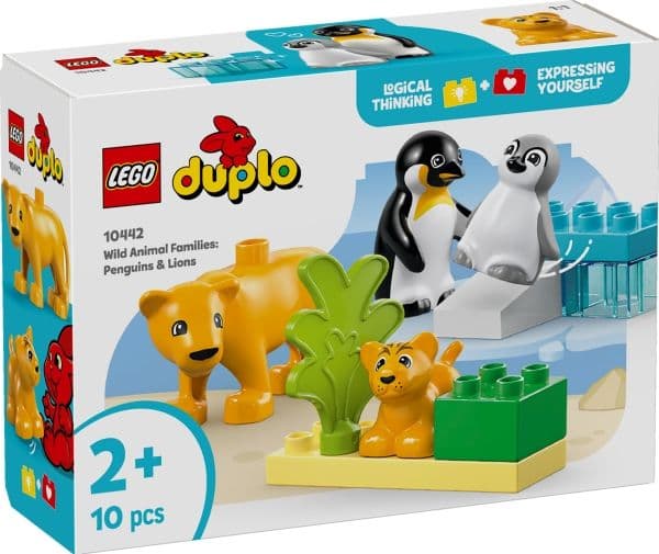 LEGO DUPLO Town 10442 Luonnoneläinperheet: pingviinit ja leijonat