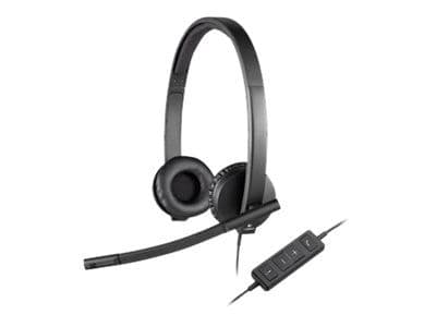 Logitech USB Headset H570e - Hodesett - on-ear - kablet