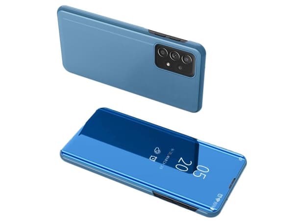 Clear View Case flipdeksel Samsung Galaxy A73 blå
