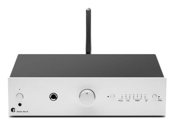 Pro-Ject STEREO BOX E - Minimalistisk integrert forsterker - sidabrinė