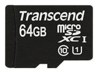 Transcend TS64GUSDU1 - Flashminnekort - 64 GB - UHS Class 1 / Class10 - SDXC UHS-I