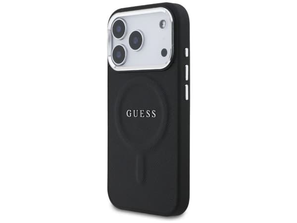 Guess Classic Logo MagSafe Case for iPhone 17 Pro - Black