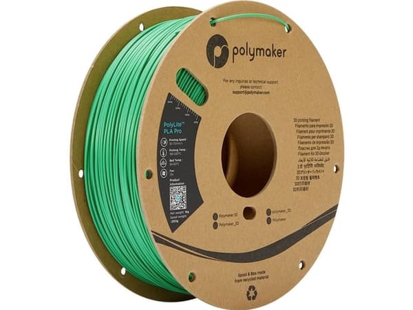 Polymaker PolyLite PLA PRO - 1 kg - 1,75 mm - Grønn