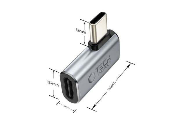 Adapter USB Tech-Protect AA01 USB-C - USB-C grå (5906302360284)