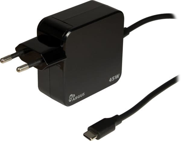 Inter-Tech plug-in strømforsyning PD-2045 45W USB-C svart
