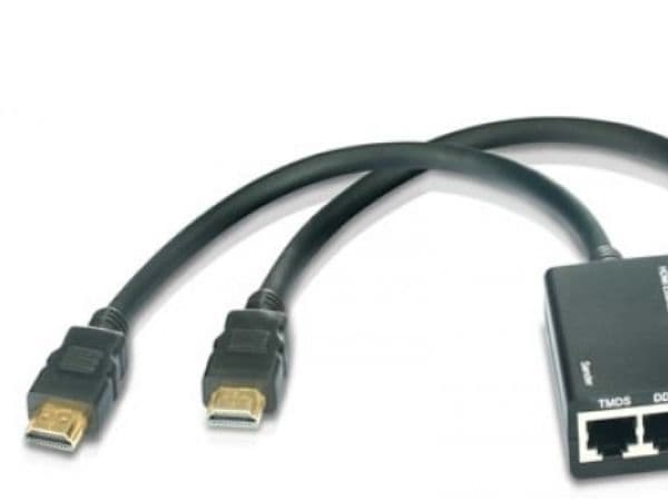 TECHly IDATA EXT-E30D - Video/lyd-forlenger - opp til 30 m