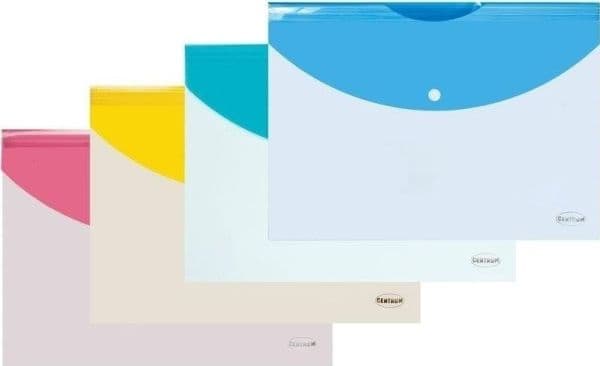 Centrum A4 knapp konvoluttmappe CENTRUM 83625 mix PP 0,18mm