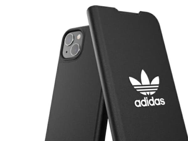 Adidas OR Booklet Case BASIC iPhone 13 6,1" svart hvit/sort hvit 47086