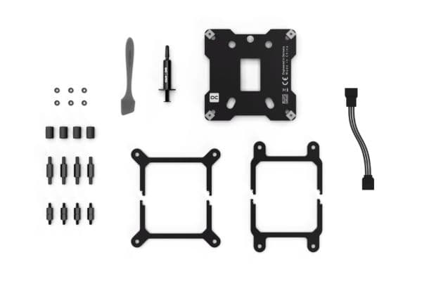 Alphacool Core 1 Aurora prosessorijäähdytin, ARGB - hopea