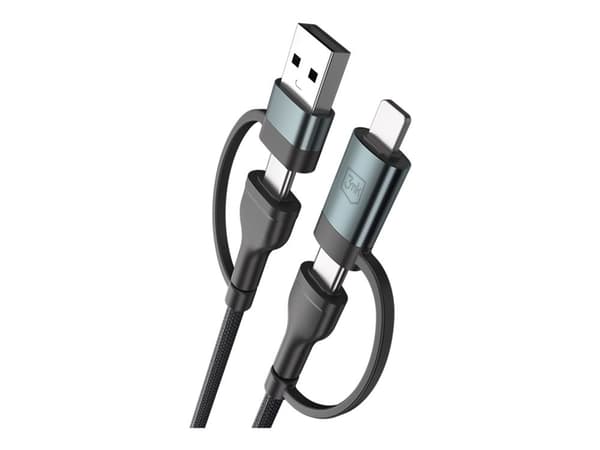 Kabel 3MK Hyper Cable N-SERIES            USB-A/USB-C do USB-C/Lightning 1.2m 9V/2A 60W