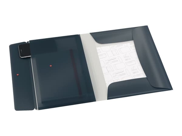 3-kertainen kansio Leitz Cozy A4 PP harmaa - (10 kpl)