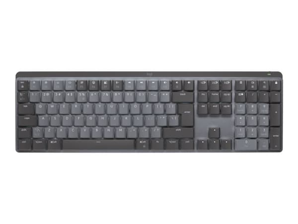 Logitech Master MX Mechanical, Langaton, RF Wireless + Bluetooth, Mekaaninen, QWERTY, LED, Grafiitti