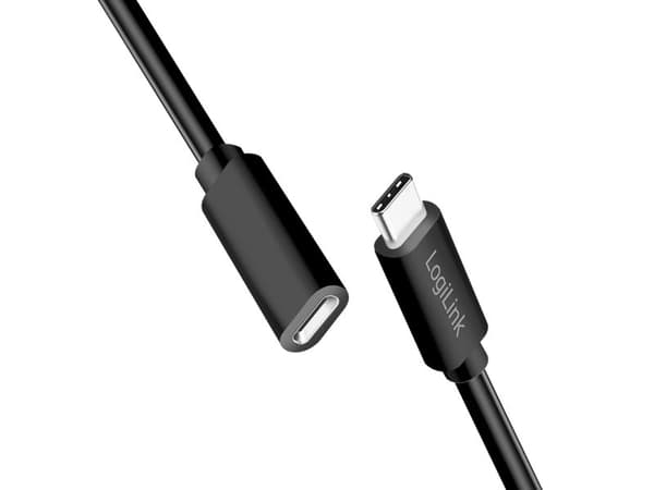 LogiLink CU0212, 3 m, USB C, USB C, USB 2.0, 0,48 Gbit/s, Sort