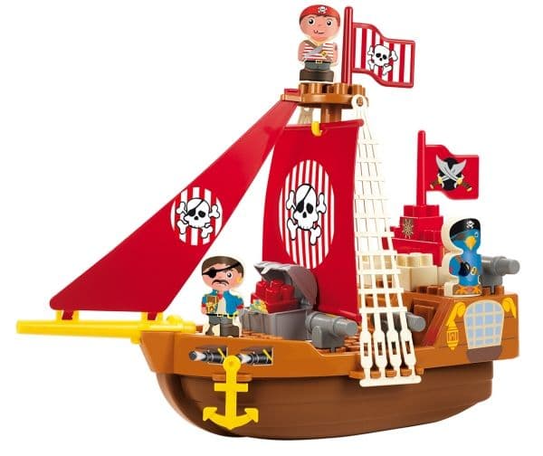 Piratskib m/figurer
