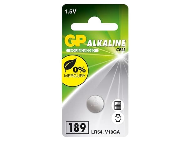 Gp lr54/lr1130 batteri stk.