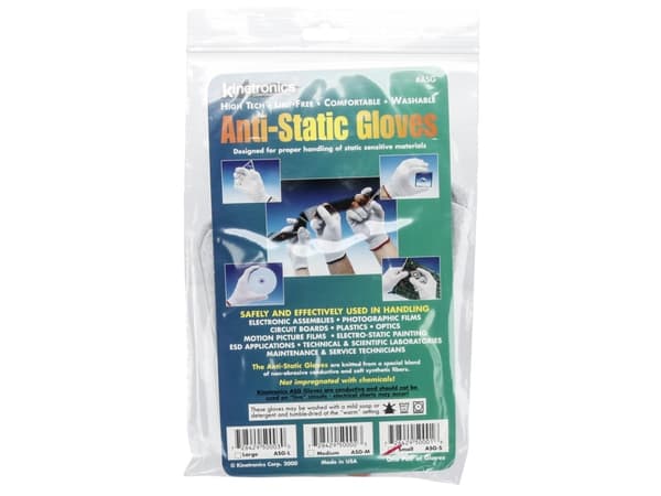 Kinetronics Anti-Static Gloves Small - Antistathandskar