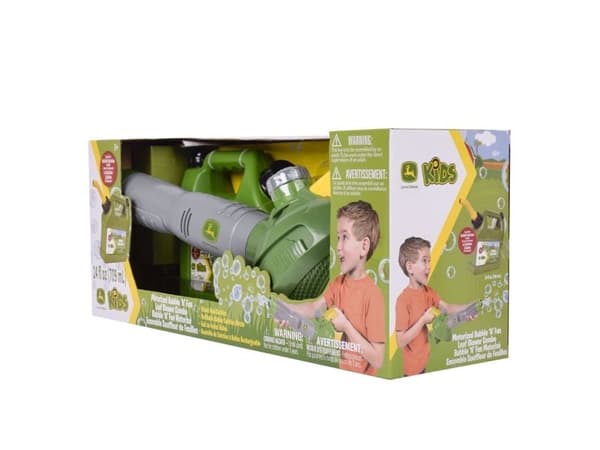 John Deere Bubble Leaf Blower & refill-patron