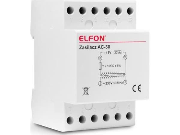UPS Elfon strømforsyning AC-30 15V 2A OPTIMA