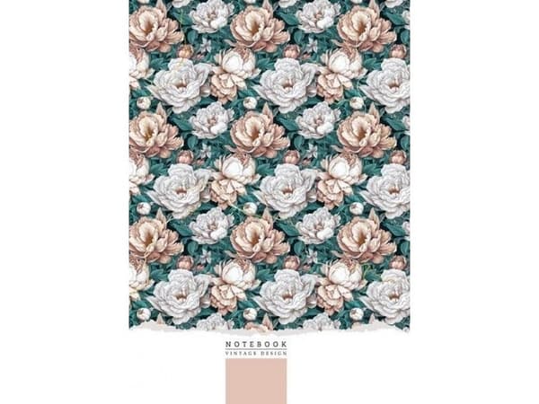 Notebook 145x197/64K blomsterlinje FRESH |
