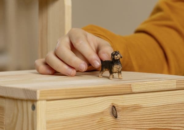 Schleich korthåret dachs