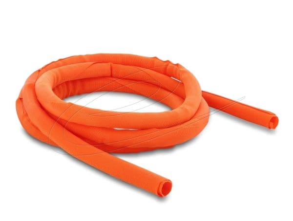 Delock - Kabelhanteringsfodral - self-closing, 19 mm - 2 m - orange