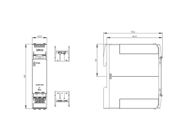 Kopplingsrelä 3RQ2 1CO 24-240VACDC sk