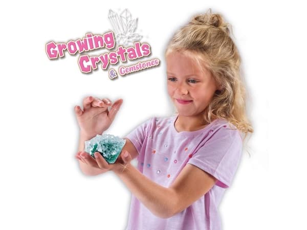 SES Creative Explore Growing crystals and gemstones, 8 år, Flerfarget