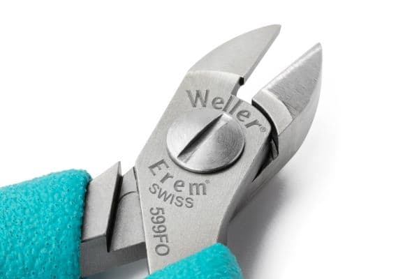 Weller 599FO, Hånd kabelkutter, Blå, Blå, Rustfritt stål, 115 mm, 67 g