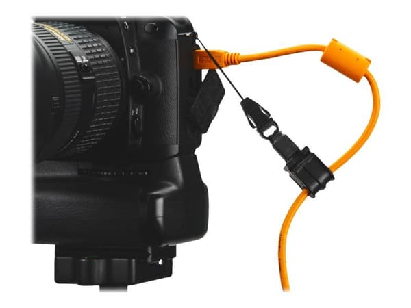 Tether Tools TetherPro - USB-kabel - USB (hane) till mini-USB typ B (hane) - USB 2.0 - 4.6 m - högsynligt orange