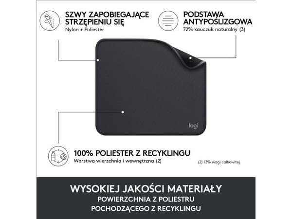 Mysz Logitech B110 Silent (910-005508) + Studio-sarja - GRAPHITE (956-000049)