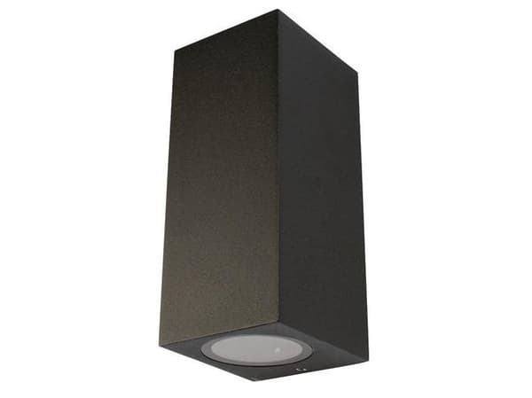 LED-seinävalaisin Lara 2xGU10 230V musta