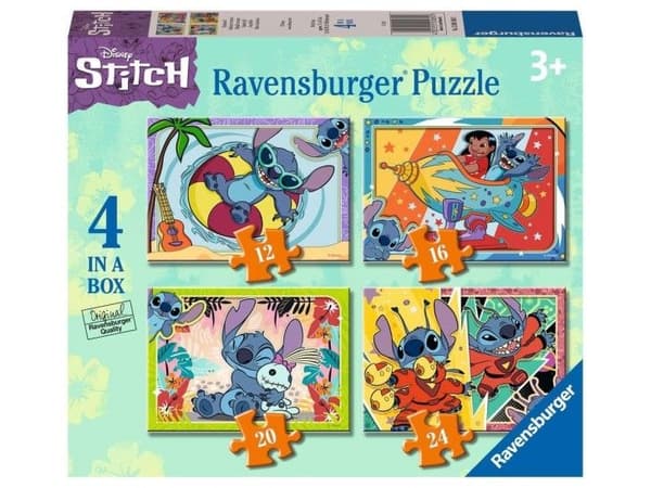 Ravensburger Stitch, 12 styck, Tecknade serier, 3 År