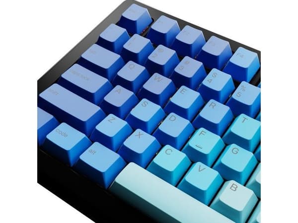 Tangentbord Glorious GPBT Gradient Keycaps, ANSI-layout US, PBT, Dye-Sub – Ocean