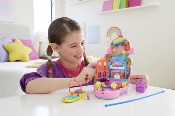 Mattel Polly Pocket Monkey Lekesett