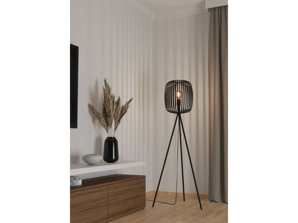 EGLO ROMAZZINA gulvlampe H1405 E27 sort