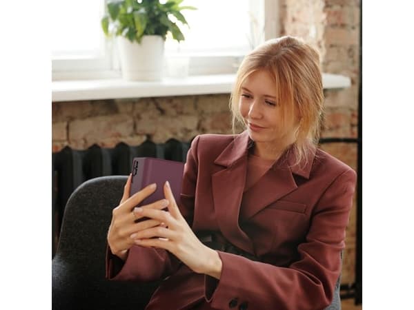 Tech-Protect wallet-deksel til Samsung Galaxy A57 5G - bordeaux