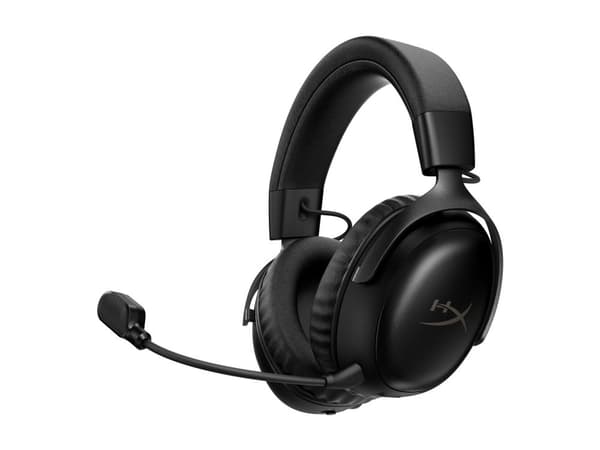 HyperX Cloud III S - Headset - fullstorlek - 2,4 GHz - trådlös - svart