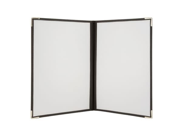 Securit® A4 CRYSTAL BIFOLD menuholder