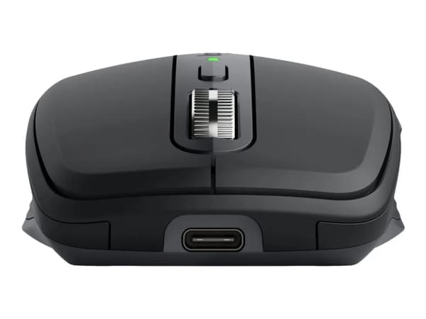 Logitech MX Anywhere 3S - Mus - optisk - 6 knapper - trådløs - Bluetooth - grafitt